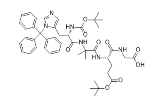 Boc-His(Trt)-Aib-Glu(OtBu)-Gly-OH